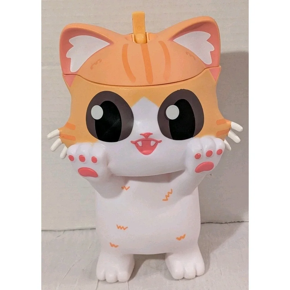AMC Cup The Marvel Flerkitten Movie Orange Tabby Sippy Drink Flerkin Alien Promo